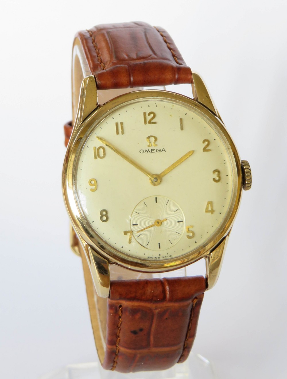 Gents 9ct gold Omega wrist watch, 1964 View II