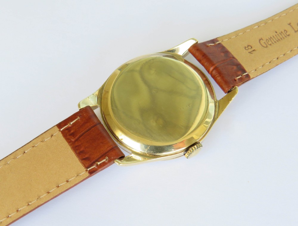 Gents 9ct gold Omega wrist watch, 1964 View IV
