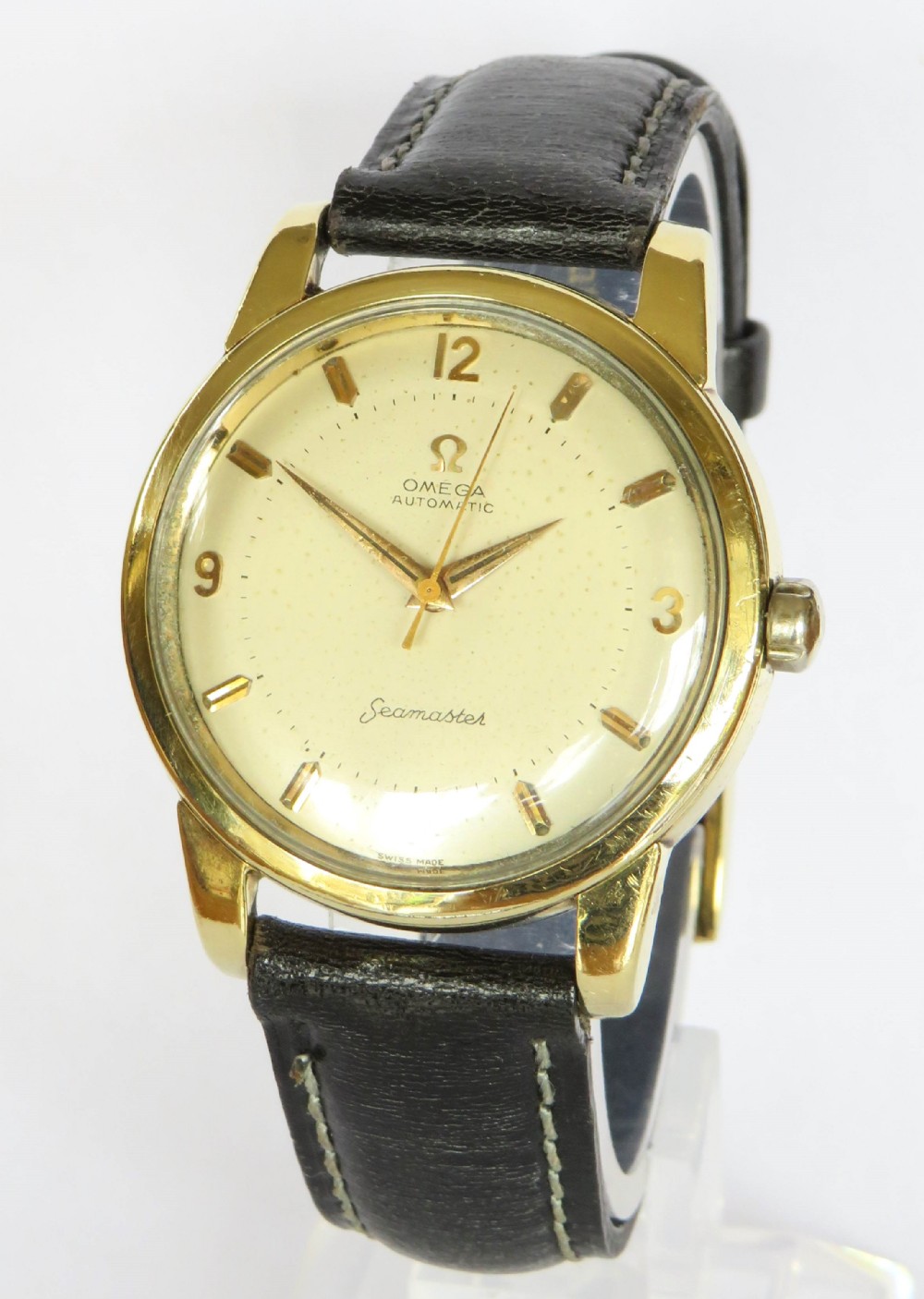 Gents jumbo Omega Seamaster automatic wrist watch