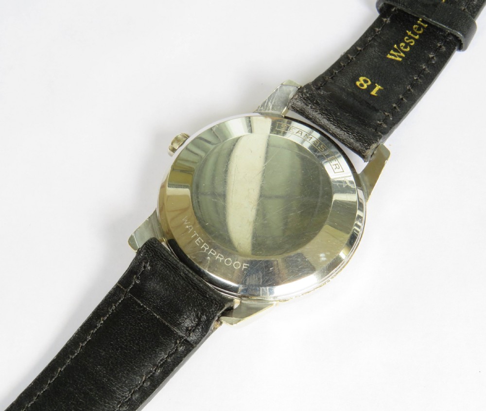 Gents jumbo Omega Seamaster automatic wrist watch View V