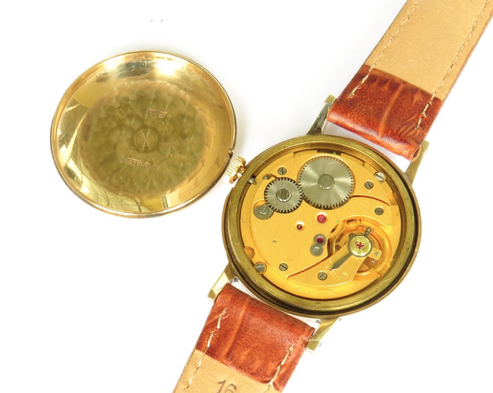 Gents 9ct gold Smiths Imperial wrist watch, 1960 View III