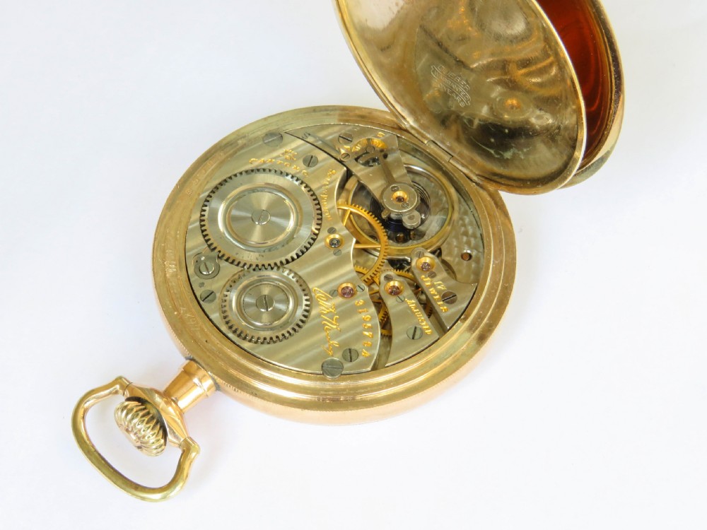 Hampden Watch Co Wm McKinley hunter pocket watch View IV