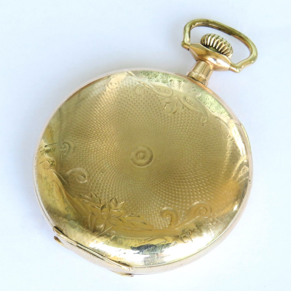 Hampden Watch Co Wm McKinley hunter pocket watch View VI