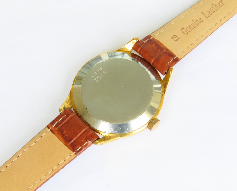 Gents large 1950s Perseo Spirofix wrist watch by Cortebert View IV