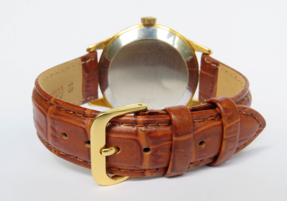 Gents large 1950s Perseo Spirofix wrist watch by Cortebert View V