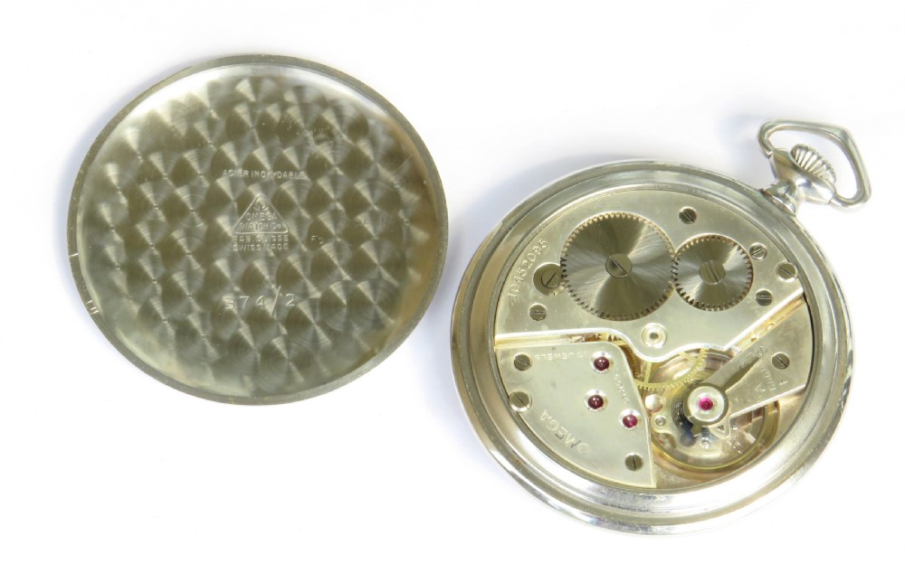 1944 Omega pocket watch View III