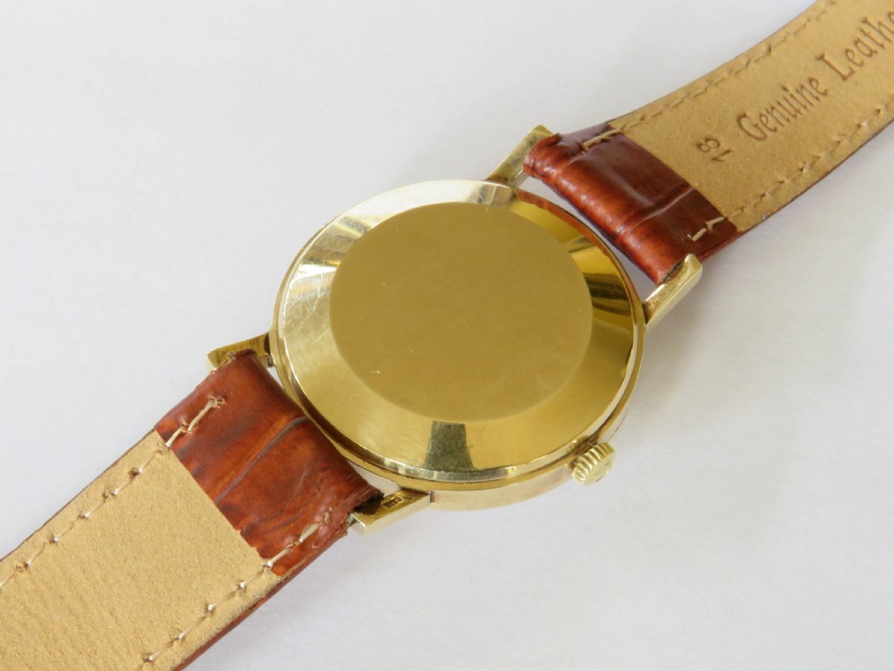 Gents 9ct gold Omega automatic wrist watch, 1966 View IV