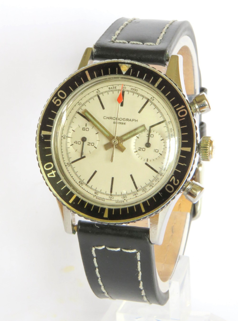 1960s Landeron diver’s style chronograph watch