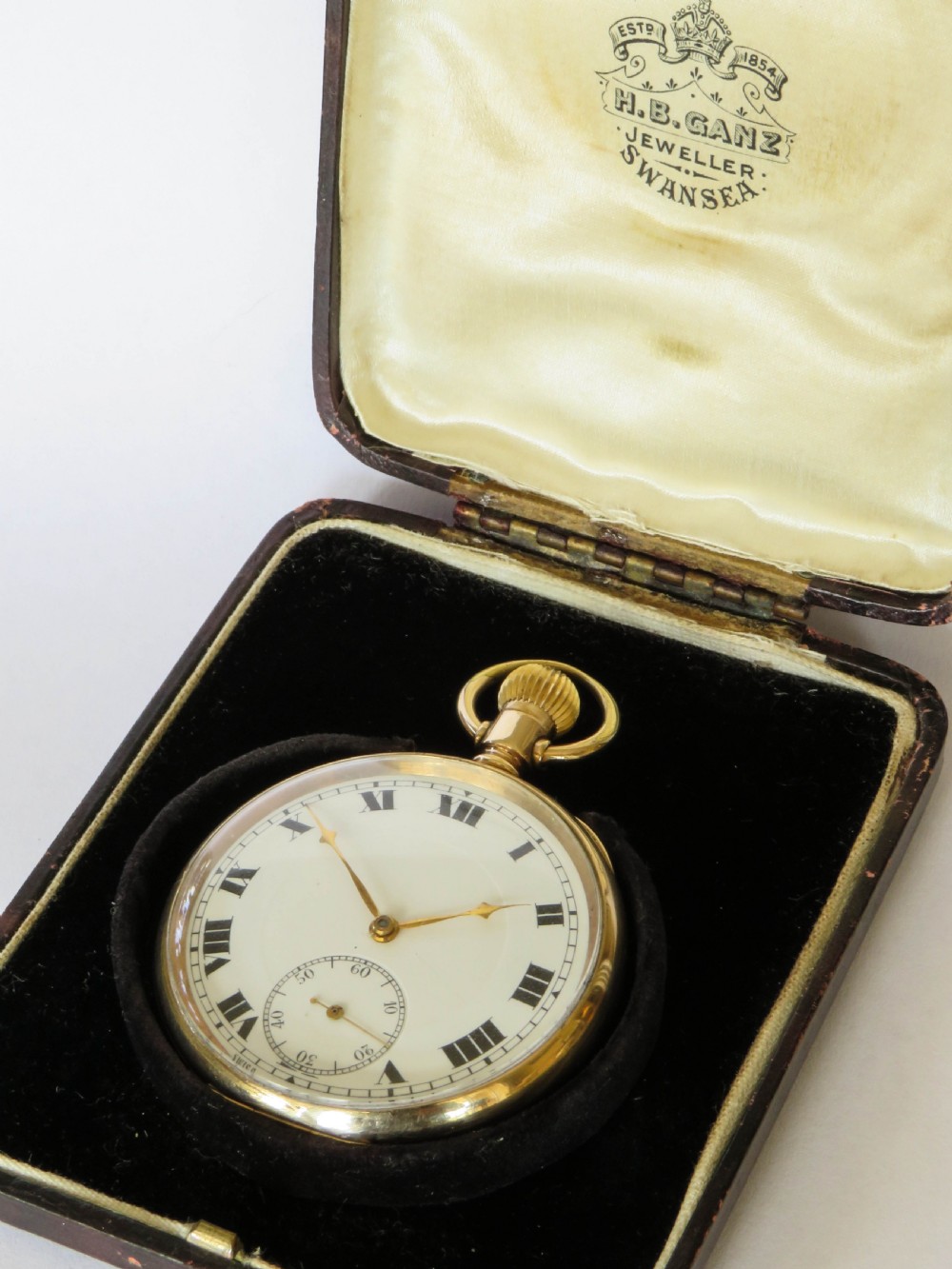 Antique 1920s Buren pocket watch View II