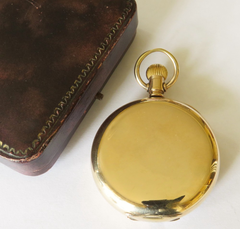 Antique 1920s Buren pocket watch View V