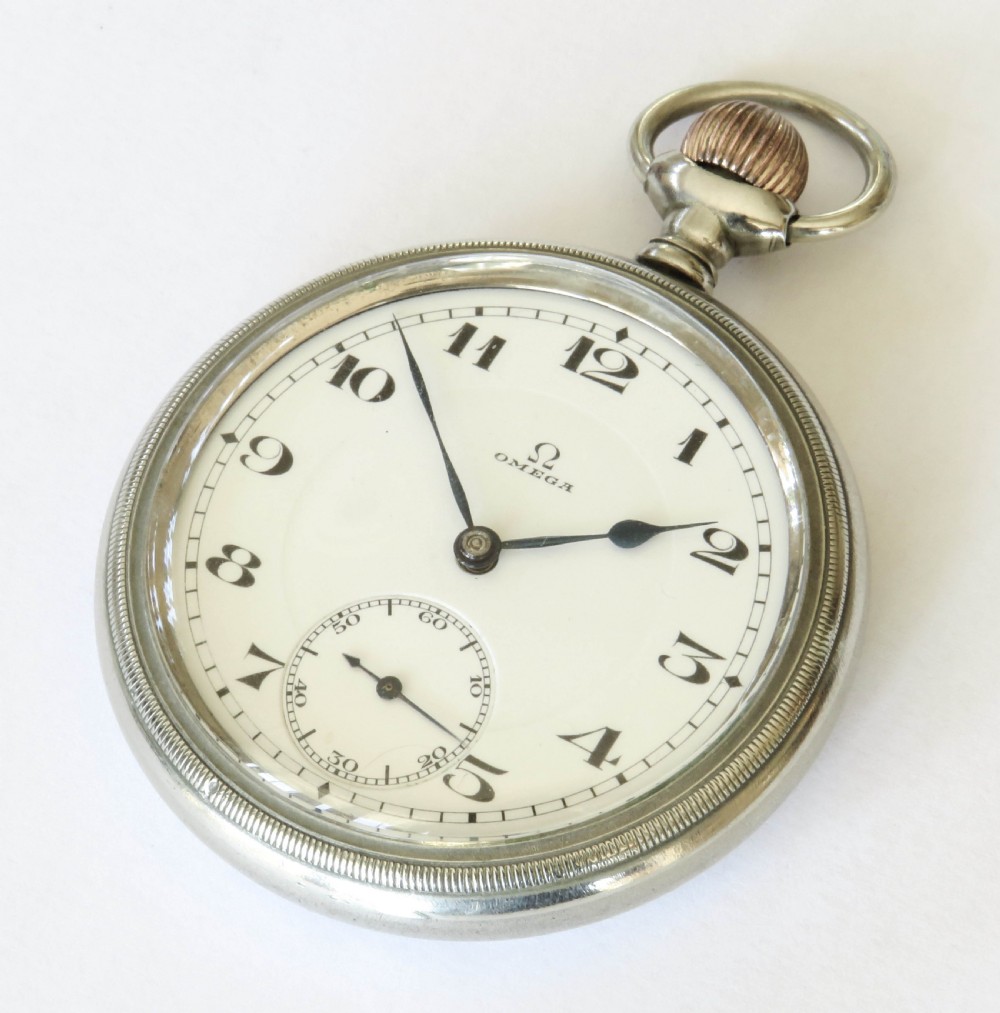 Antique Omega pocket watch, 1916 View II
