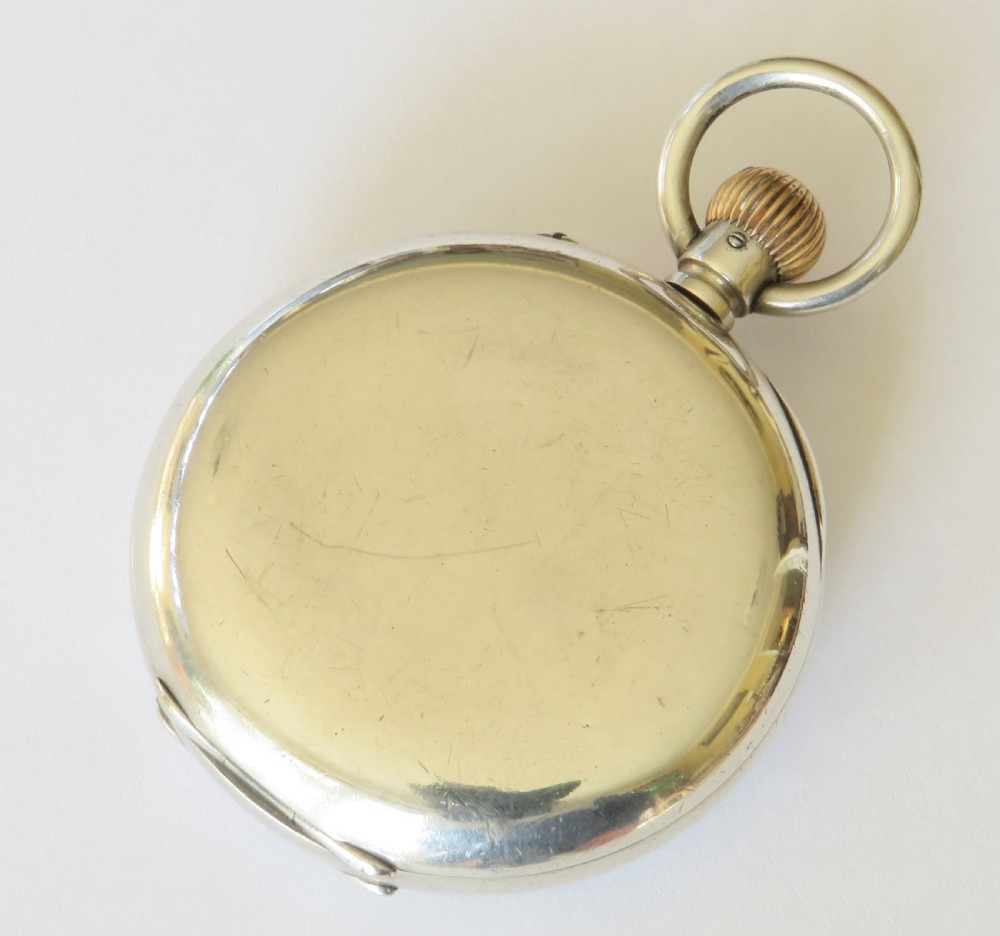 Antique Stauffer & Co IWC silver pocket watch View VI