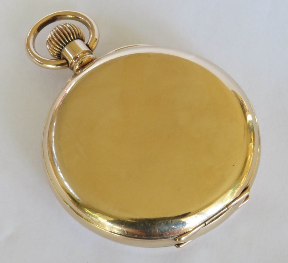 Antique Waltham Traveler full hunter pocket watch View V