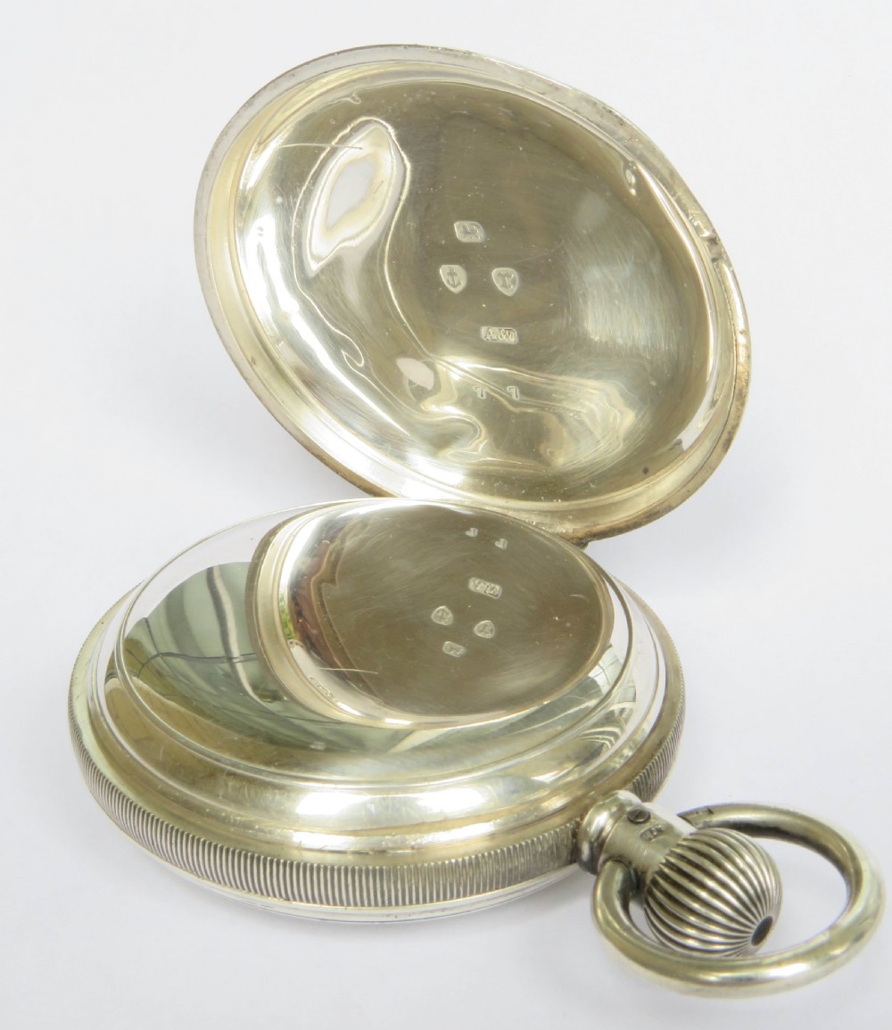 Antique Waltham full hunter pocket watch, 1892 View III