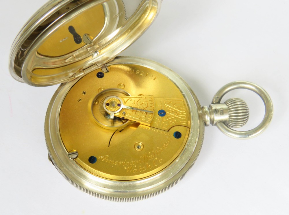 Antique Waltham full hunter pocket watch, 1892 View IV