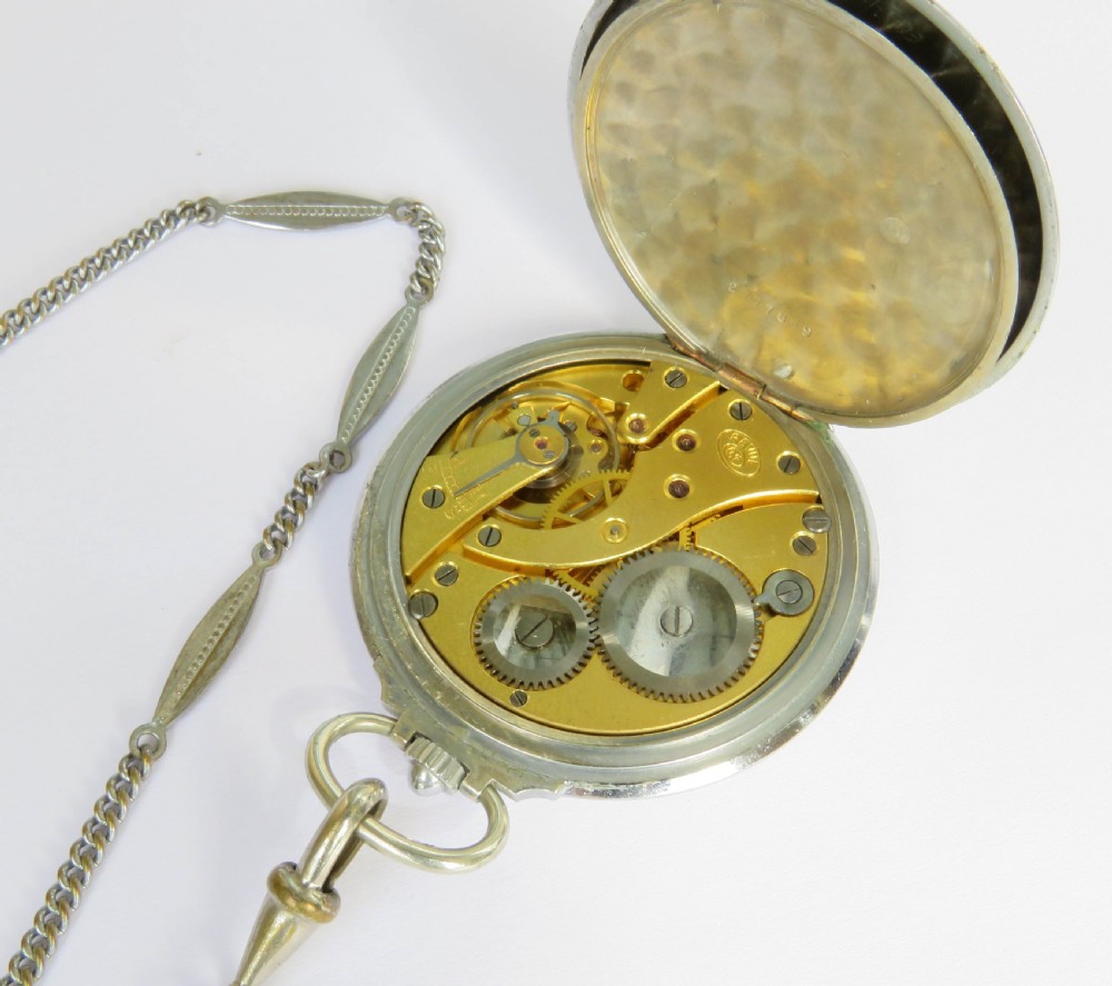 1930s Revue pocket watch and chain View IV