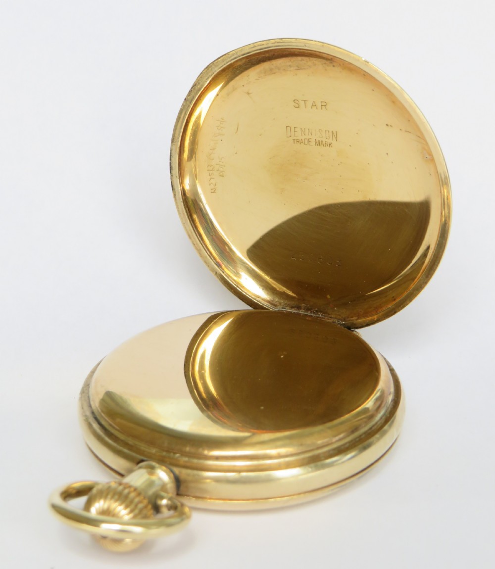 Antique Waltham Marquis full hunter pocket watch, 1917 View III