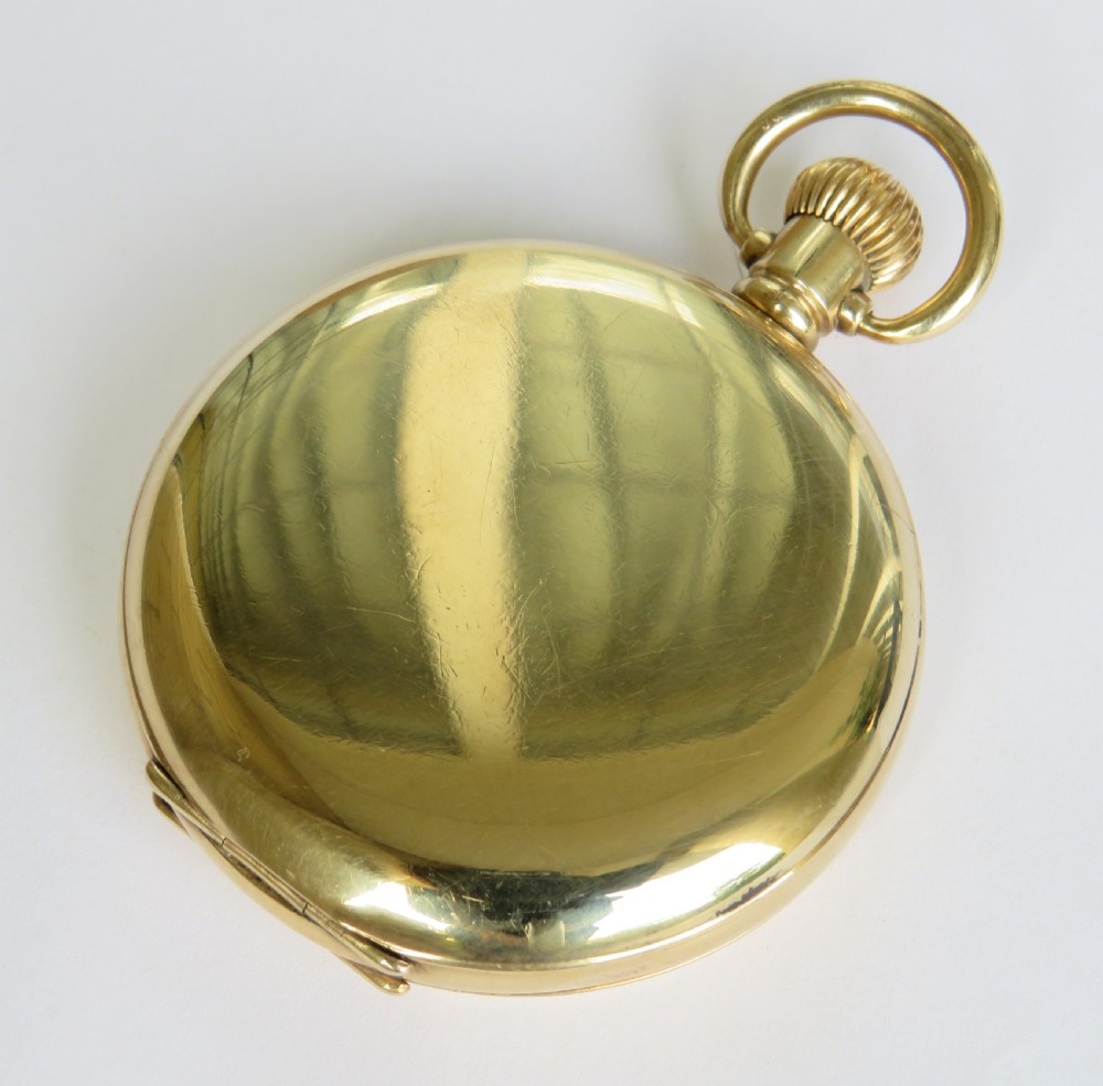 Antique Waltham Marquis full hunter pocket watch, 1917 View V