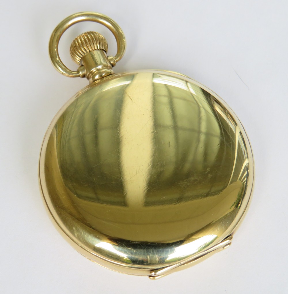 Antique Waltham Marquis full hunter pocket watch, 1917 View VI