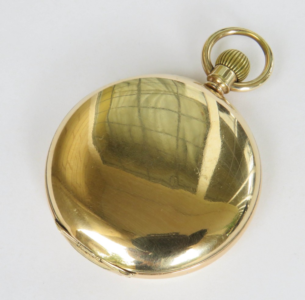 Antique Waltham full hunter pocket watch View V