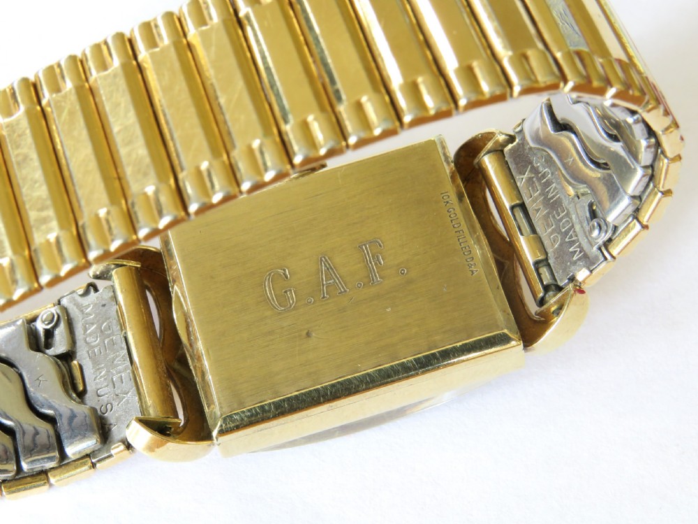 Gents 1950s Wittnauer Revue watch, original box View VI