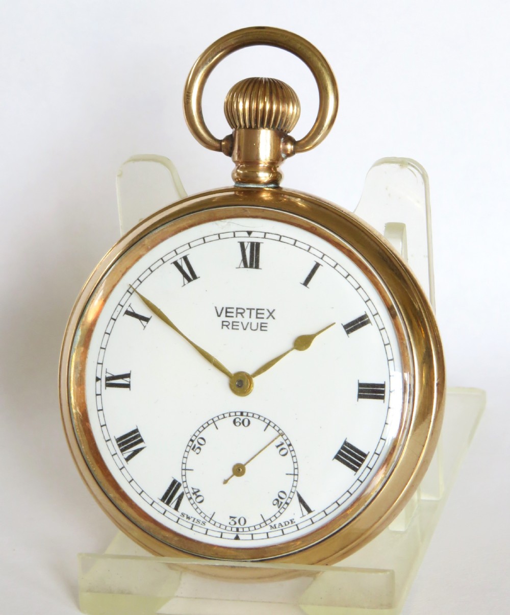 1940s Vertex Revue pocket watch