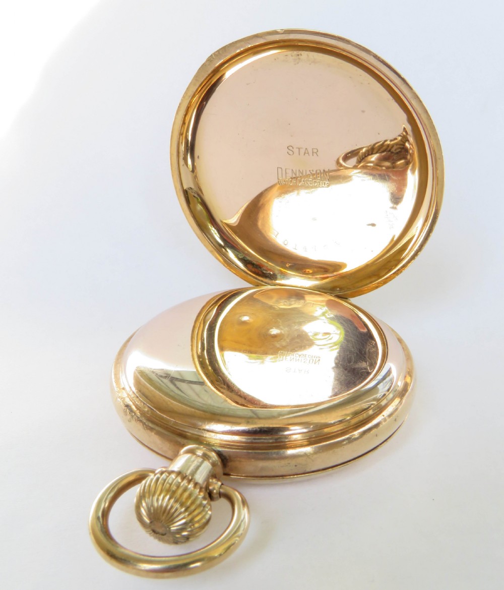 1920s Advance full hunter pocket watch View III