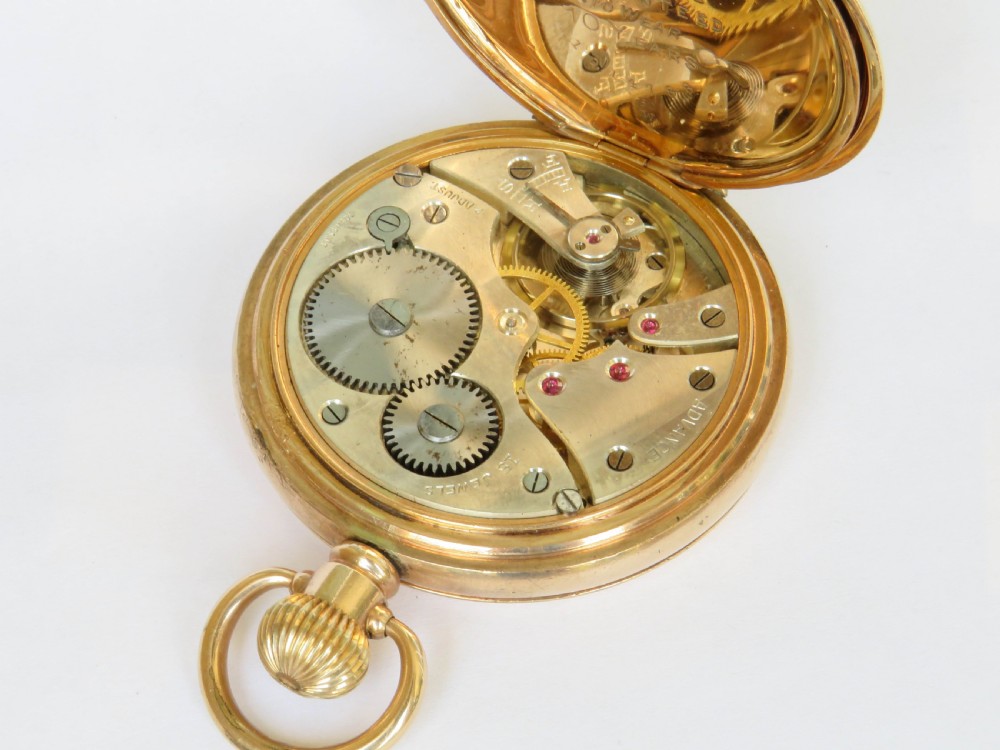 1920s Advance full hunter pocket watch View IV