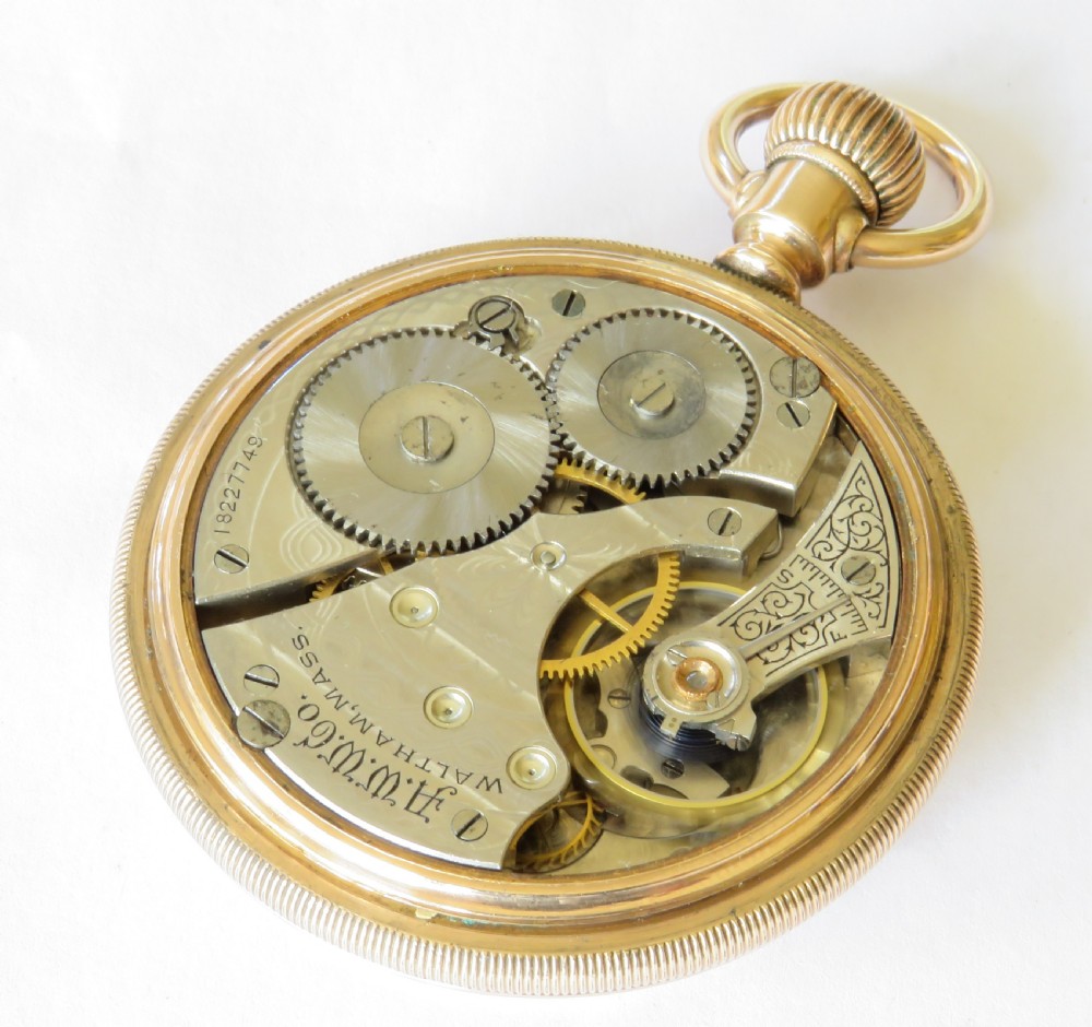 Antique Waltham pocket watch, 1912 View IV