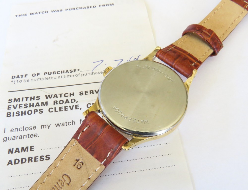 Gents Smiths Astral wrist watch, box & paperwork View V