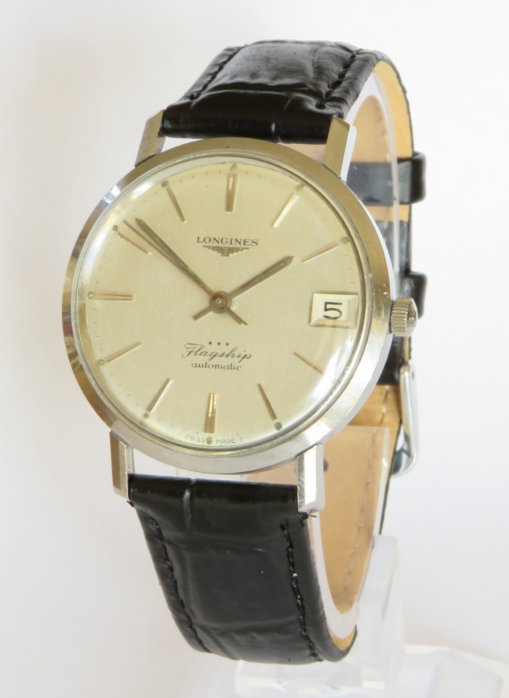 Gents Longines Flagship automatic wrist watch, 1966