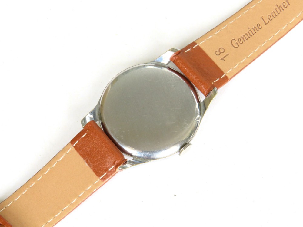 Gents 1950s Cyma Triplex wrist watch View V