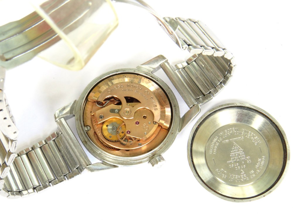 Gents Omega Seamaster automatic wrist watch, 1956 View III