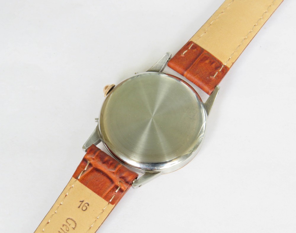 Gents 1940s Movado Calendograf wrist watch View IV