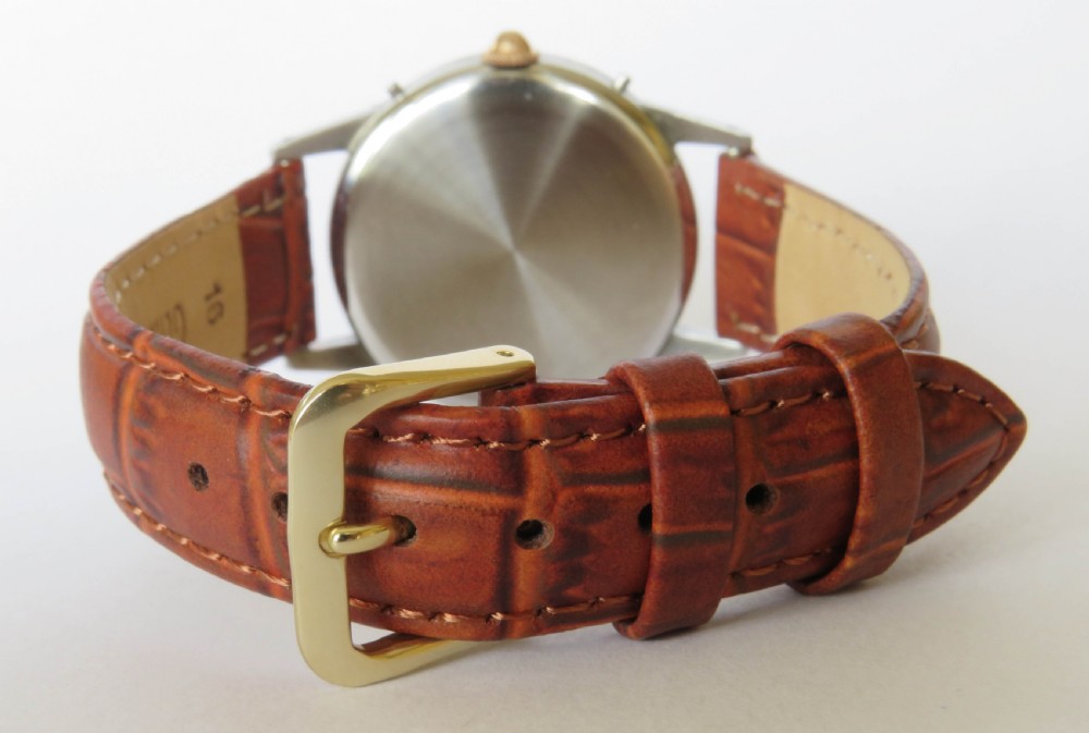 Gents 1940s Movado Calendograf wrist watch View V