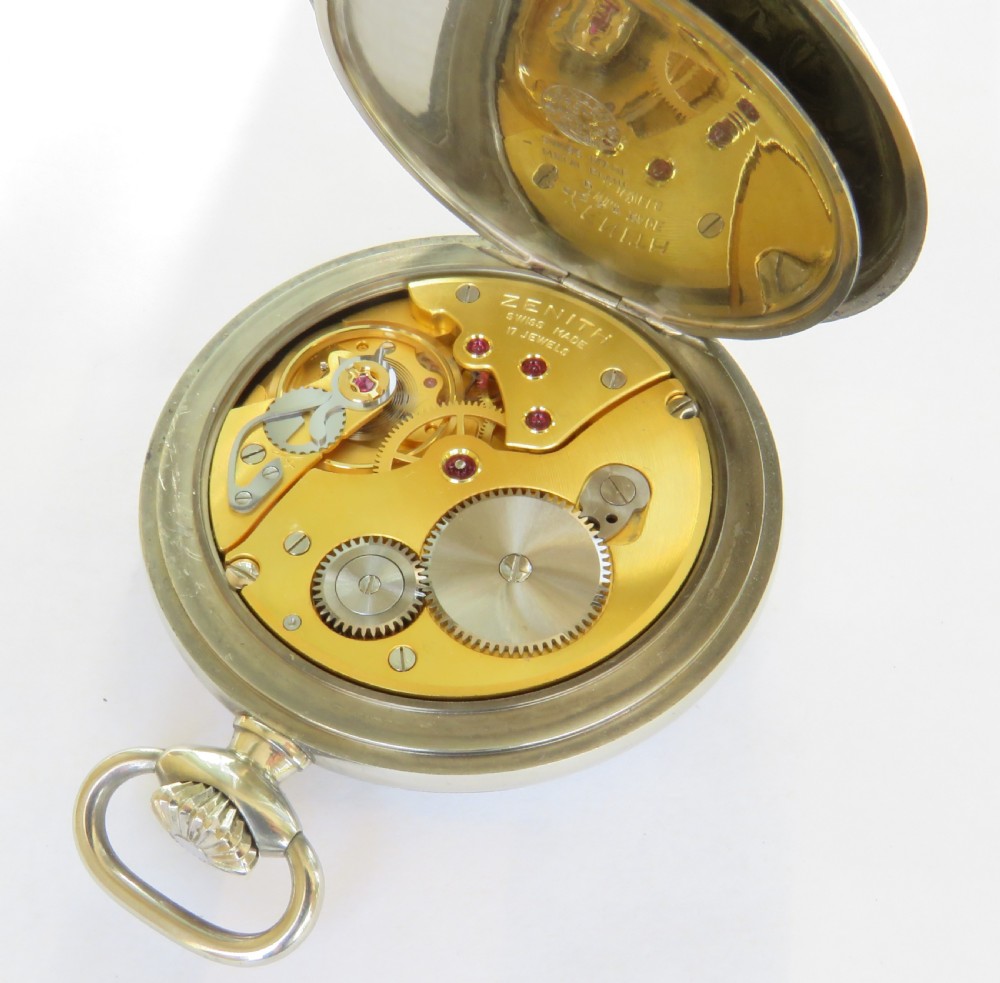 Zenith pocket watch, Turkish Railways, 1969 View V