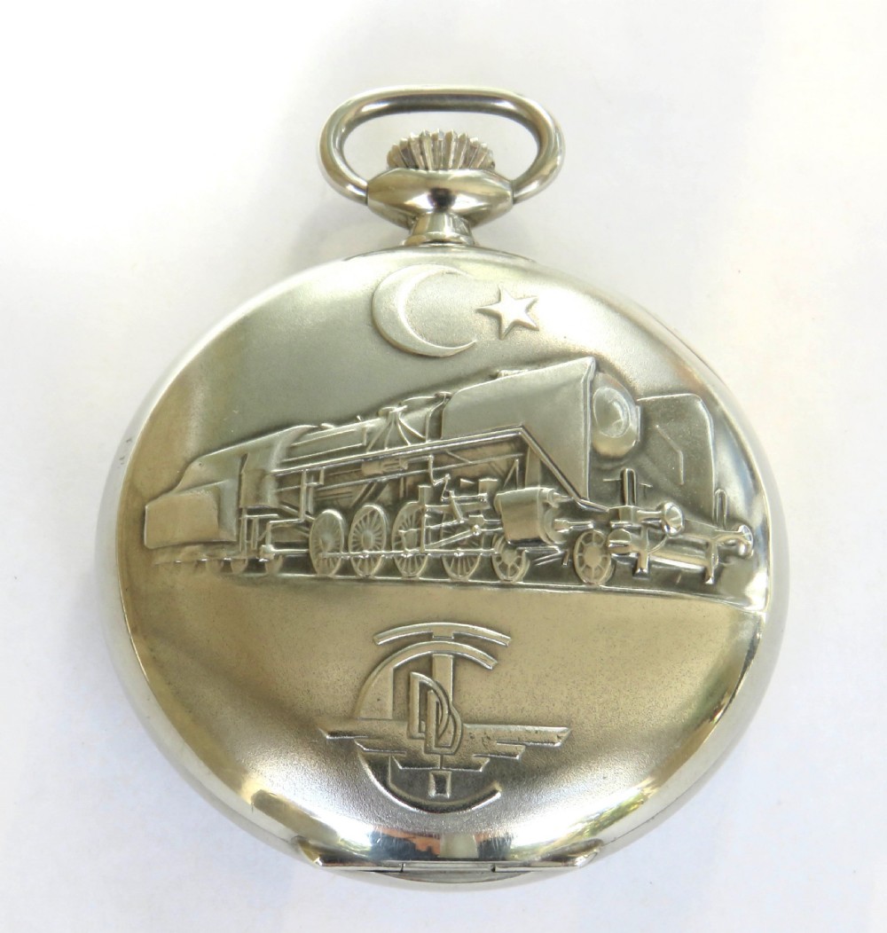 Zenith pocket watch, Turkish Railways, 1969 View VI