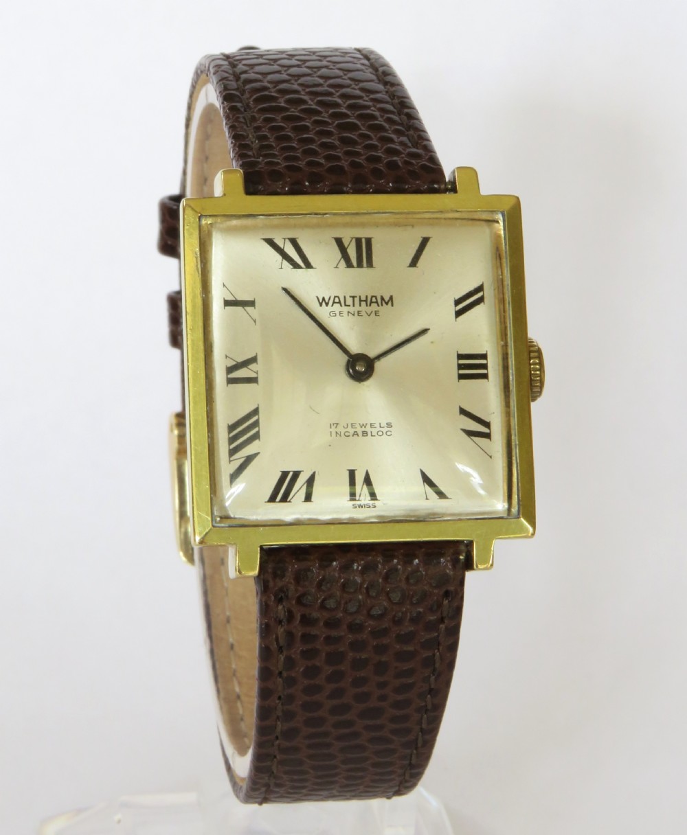 Gents 1960s Waltham wrist watch View II