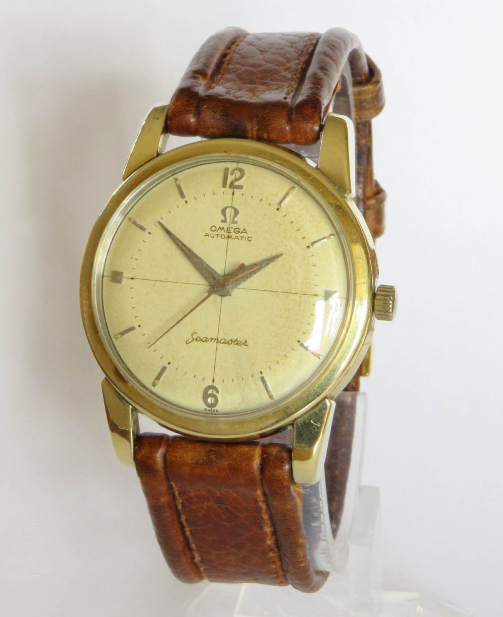Gents Omega Seamaster bumper automatic wrist watch, 1958