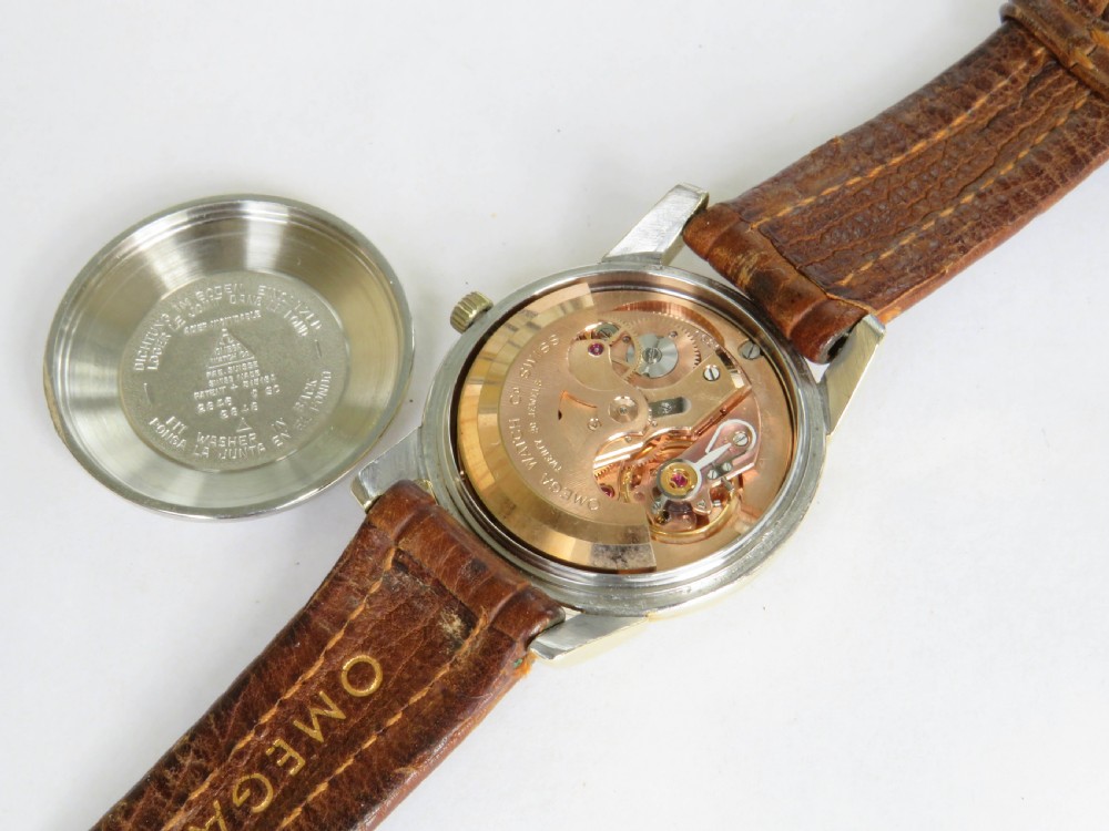 Gents Omega Seamaster bumper automatic wrist watch, 1958 View IV