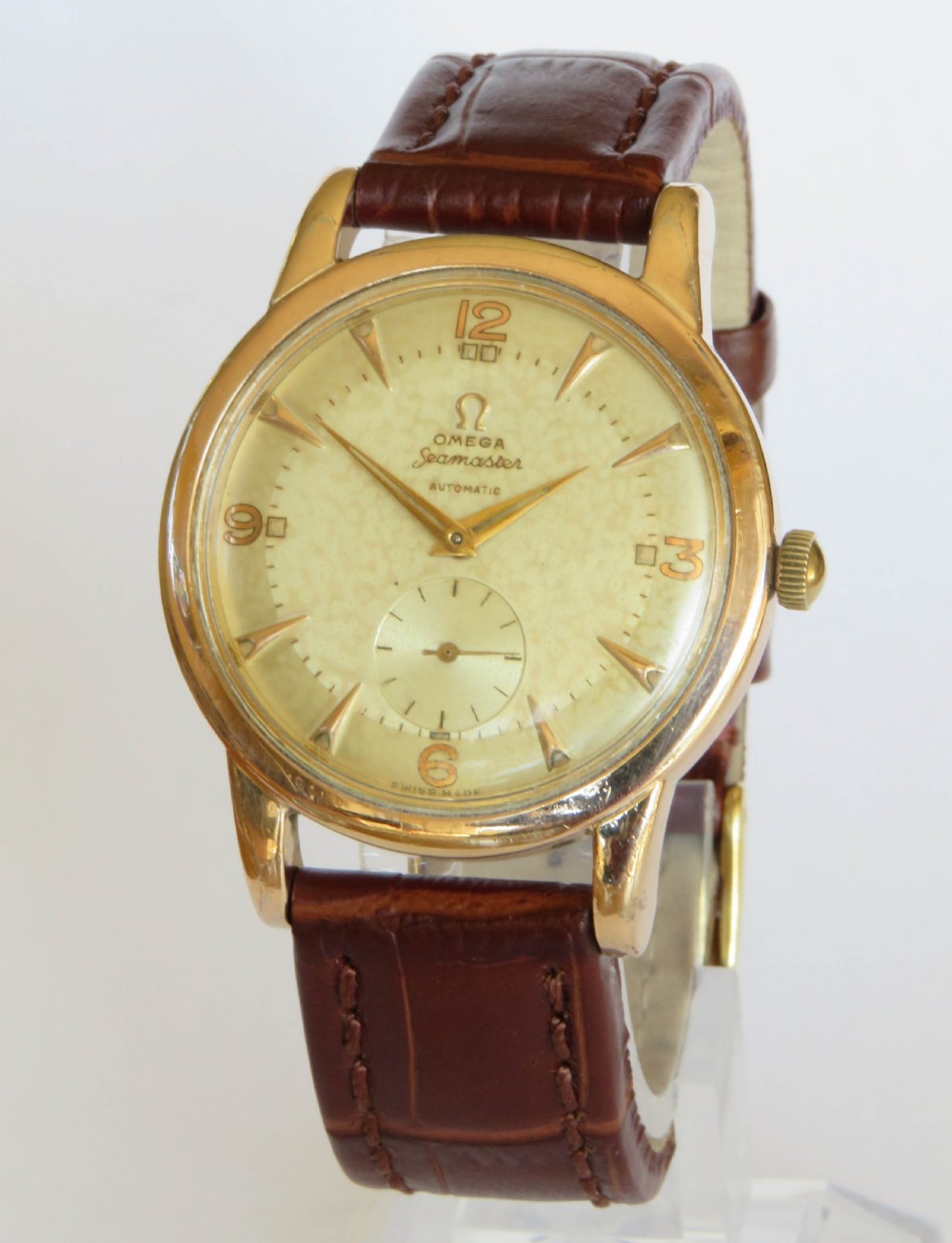 Gents Omega Seamaster bumper automatic wrist watch