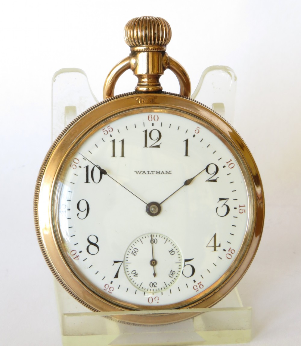 Antique Waltham pocket watch, 1912 View II