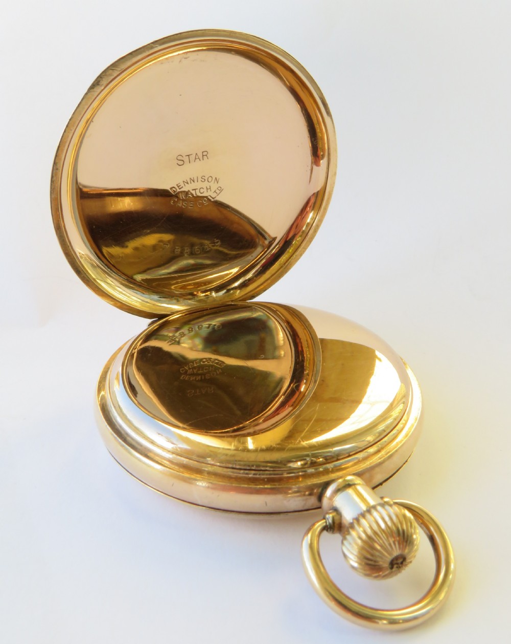 Antique Buren full hunter pocket watch View III