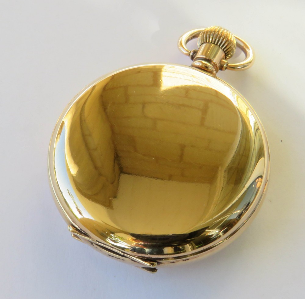 Antique Buren full hunter pocket watch View V