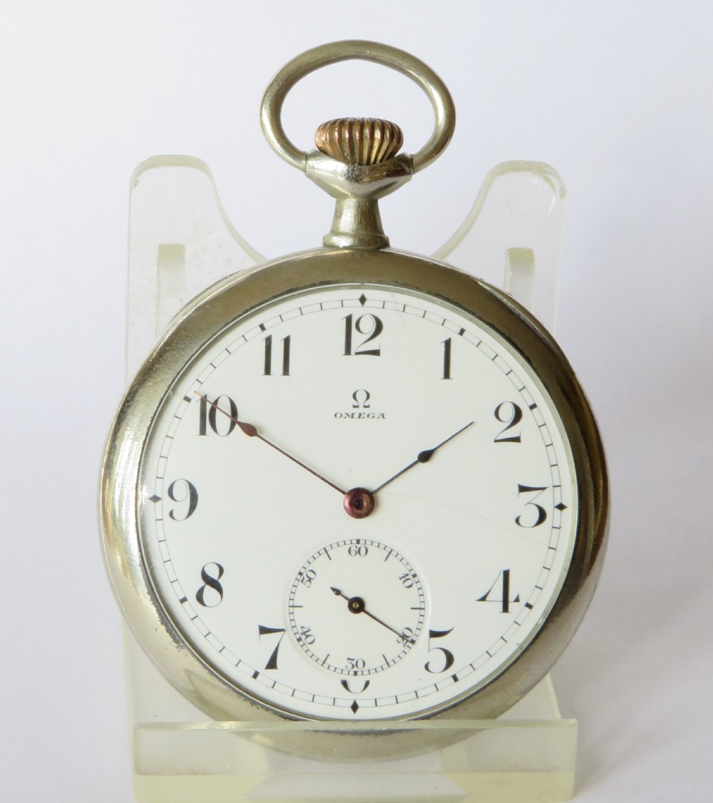 Antique Omega pocket watch, 1916 View II
