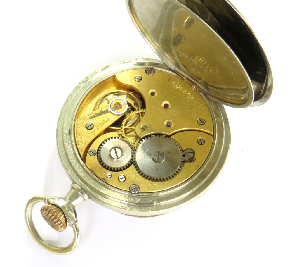 Antique Omega pocket watch, 1916 View IV