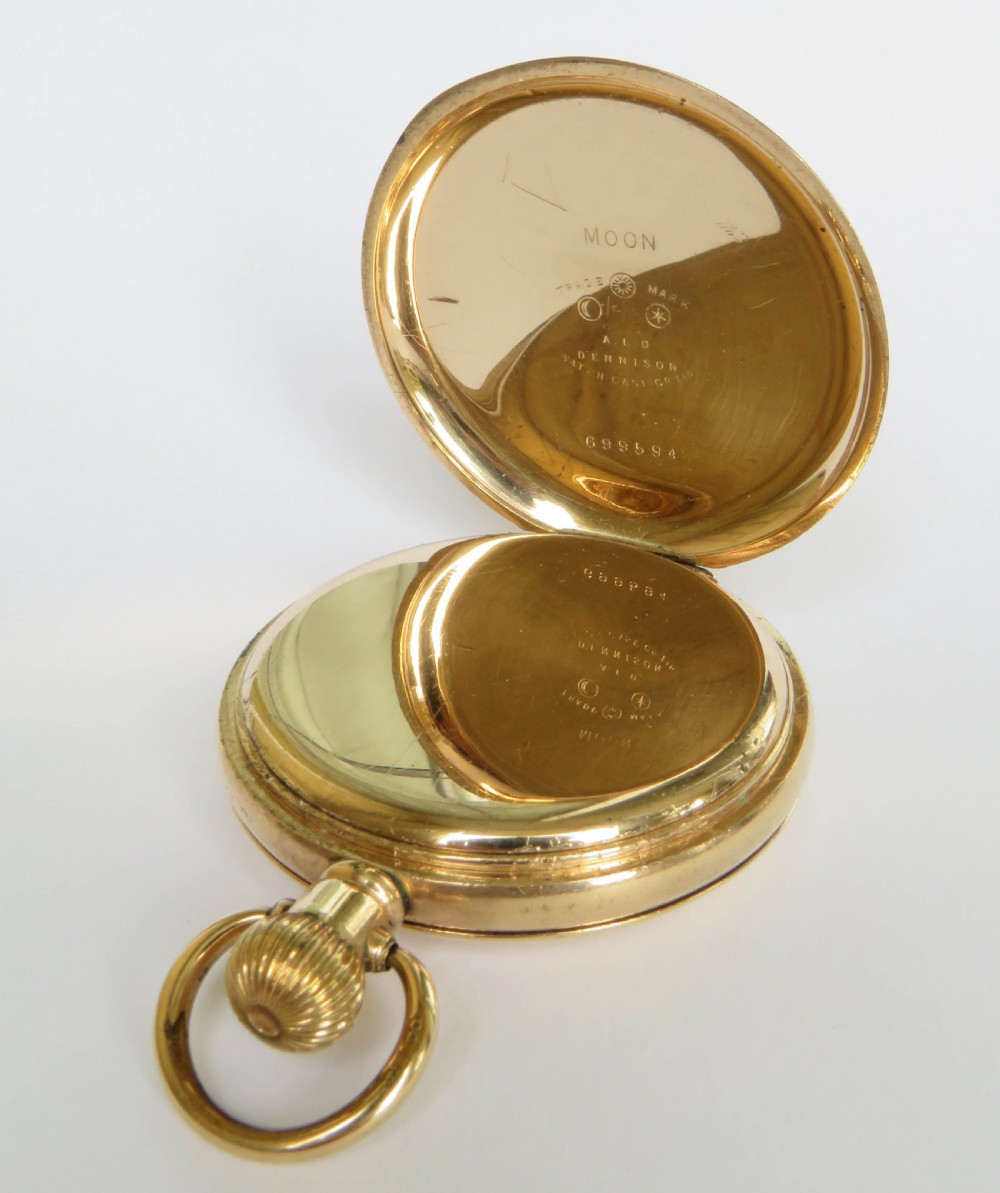 Antique Waltham Traveler full hunter pocket watch View III