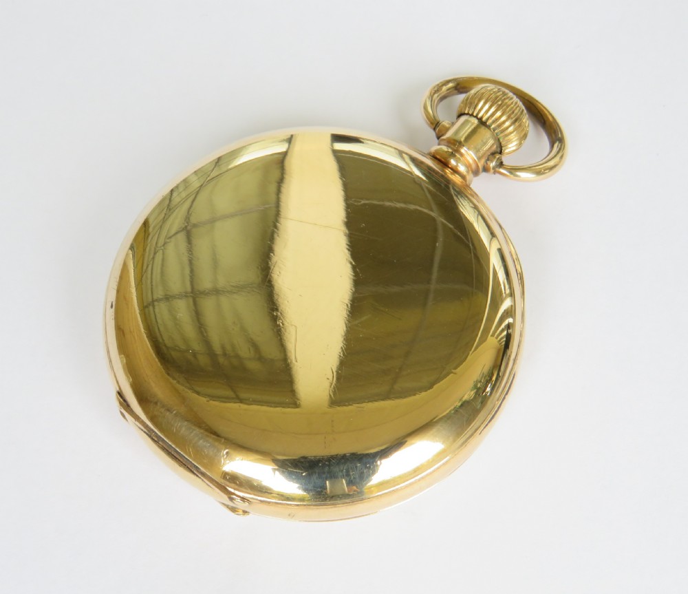 Antique Waltham Traveler full hunter pocket watch View V