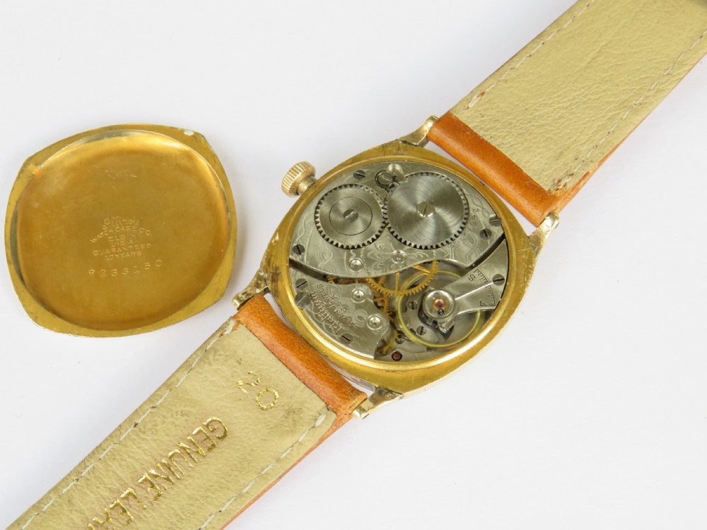 Gents Waltham wrist watch, 1928 View III