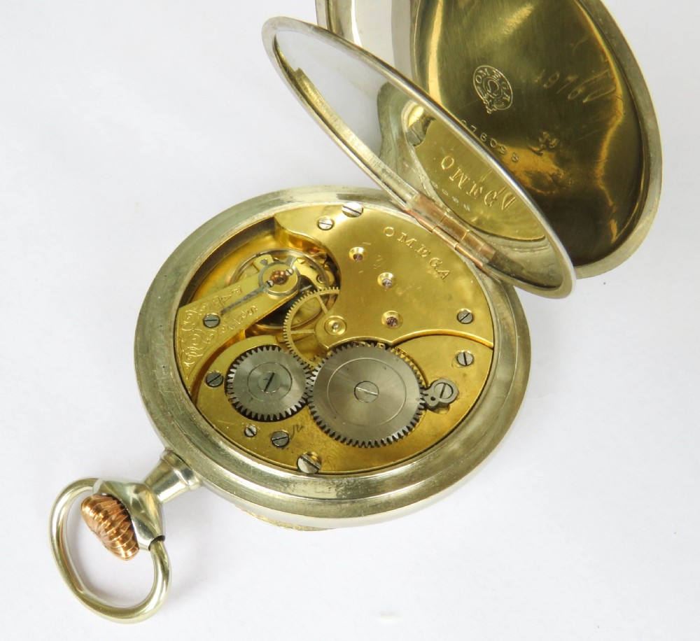 Antique Omega pocket watch, c1912 View IV
